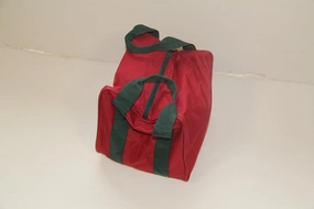 BuyBocceBalls Listing - Premium Heavy Duty 8 Ball Bocce Bag - red with Black Handles