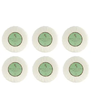 Bvlgari Au The Vert (Green Tea) 50 Gram Soaps - Set of 6