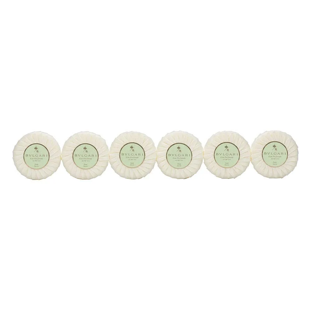 Bvlgari Au The Vert (Green Tea) 50 Gram Soaps - Set of 6