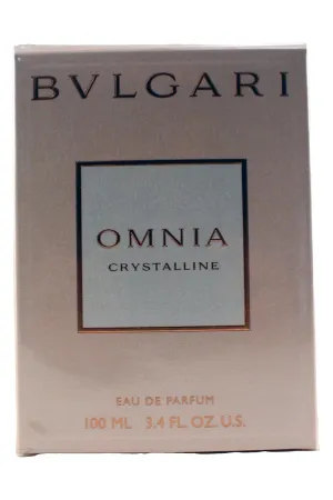 Bvlgari Omnia Crystalline Eau De Parfum Spray for Women, 3.4 Ounce