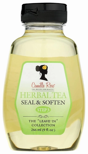 Camille Rose Herbal Tea leave in Hair Oil, with Jojoba and Lavender to Seal Moisture and Soften Strands, for all Hair Types, 9 fl oz