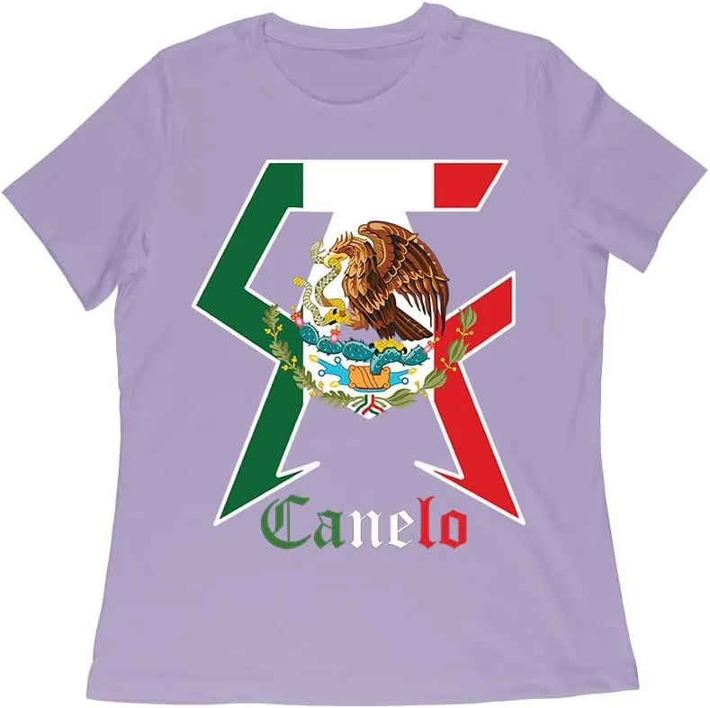 Canelo Alvarez Boxing T-Shirt - Bold Mexican Flag C and A Design
