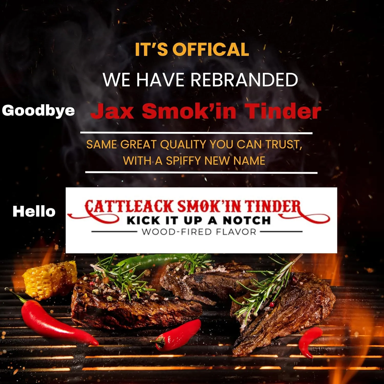 Cattleack Smok'in Tinder Wood Chunks for Smoking Meat, Elevate Your BBQ with Premium Grilling Chunks, Approx.10 lbs All-Natural Kiln-Dried Smoking Wood, Proudly from USA, Grill Like a Pro (Cherry)