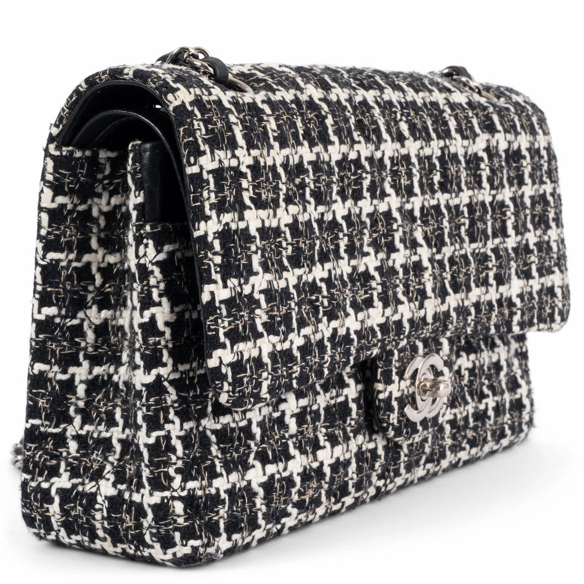 Chanel Classic Medium Tweed Timeless Double Flap Bag