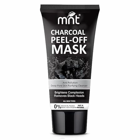 Charcoal Peel Off Mask for Women & Men | Removes Blackheads & Whiteheads | Deep Cleansing Charcoal Peel Off Mask for Oily Skin & Dull Face | 100 g