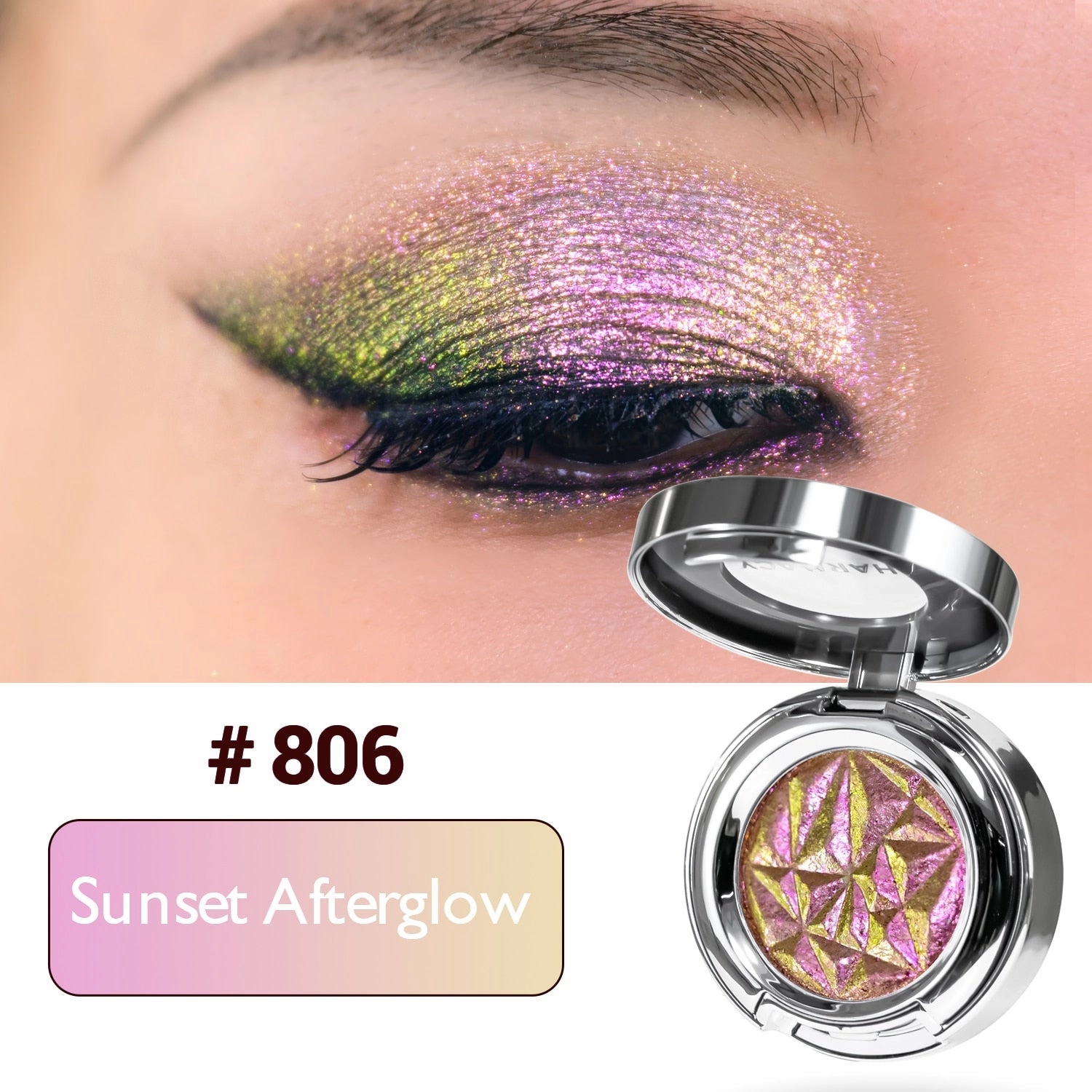 CHARMACY Duochrome Long-lasting Eyeshadow Palette High Quality