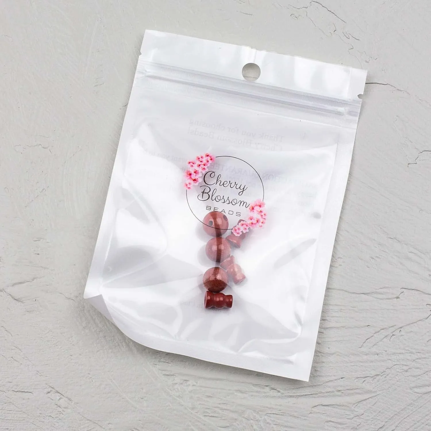 Cherry Blossom Beads Red Jasper 10mm Guru Bead with 7x10mm Tower - 3 Sets per Bag