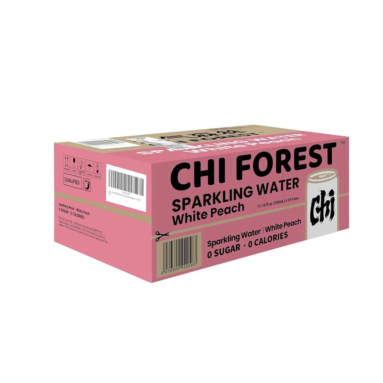 CHI FOREST White Peach Sparkling Water (11.15 oz* 24)…