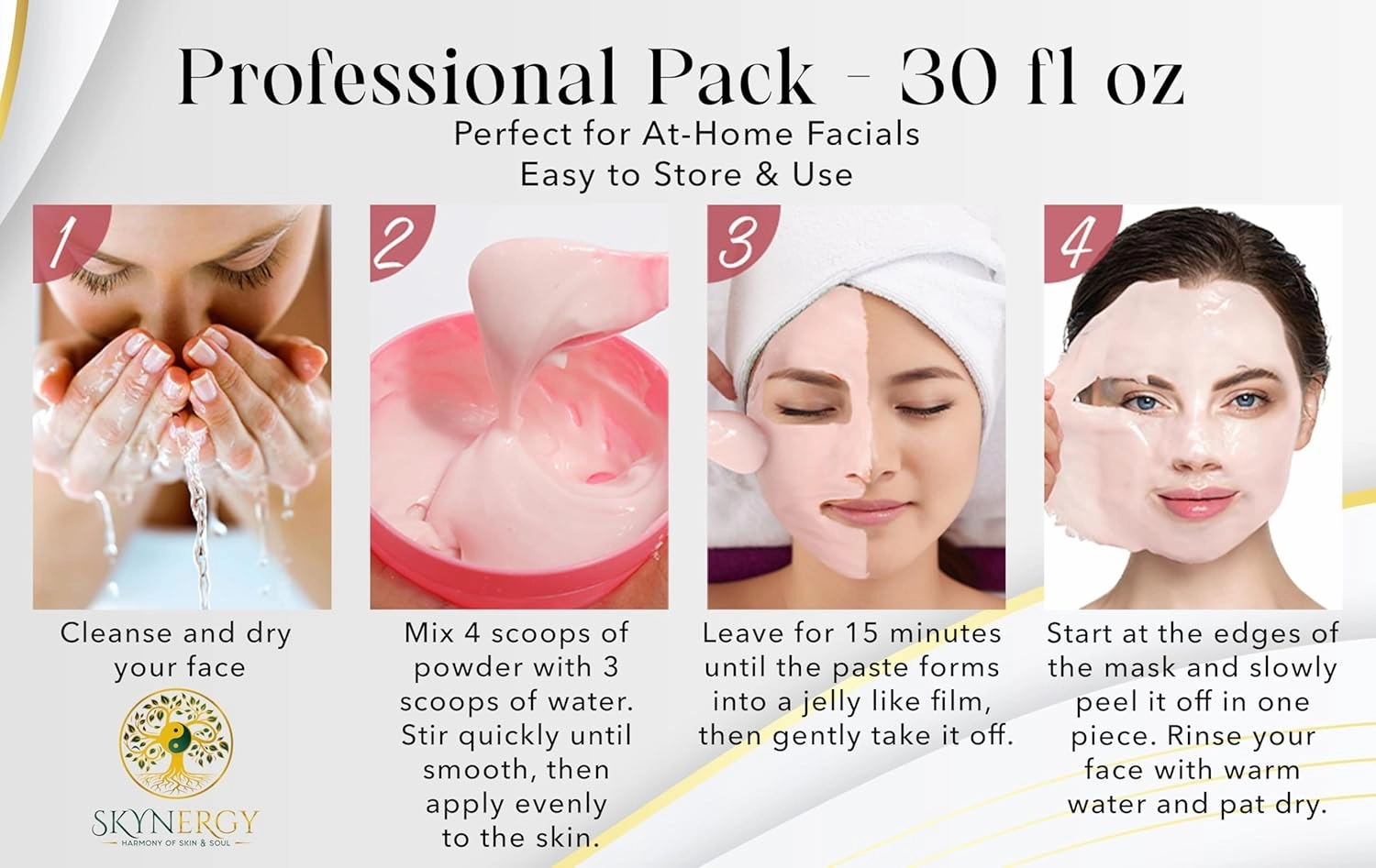 Chi Energy Elixir Jelly Face Mask | HydroGlo Jelly Mask for Skin Hydration | Radiance and Reduced Pigmentation | Vajafacial Jelly Mask | 12 Applications (30 Fl Oz)