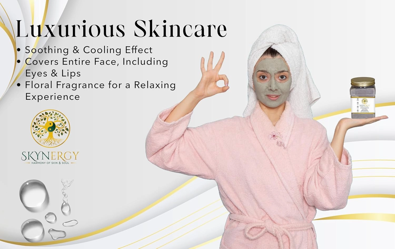 Chi Energy Elixir Jelly Face Mask | HydroGlo Jelly Mask for Skin Hydration | Radiance and Reduced Pigmentation | Vajafacial Jelly Mask | 12 Applications (30 Fl Oz)