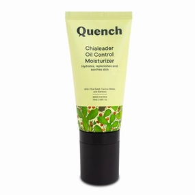 Chialeader Oil Control Moisturizer | with Relaxing Roller Ball Applicator | Made in Korea | Non-greasy Face Moisturizer | with Chia Seed, Bamboo, Cactus Water, Calendula and Rose Myrtle (75ml)