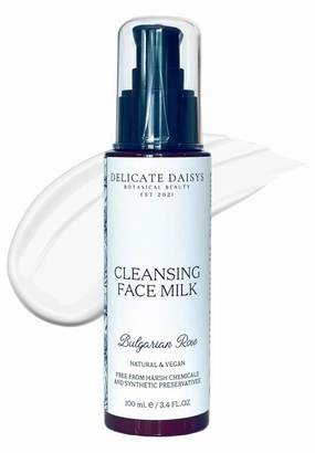 Cleansing Face Milk-Bulgarian Rose Natural & Organic Waterless Facial Cleanser 3.4 fl oz | Vegan & Cruelty-Free