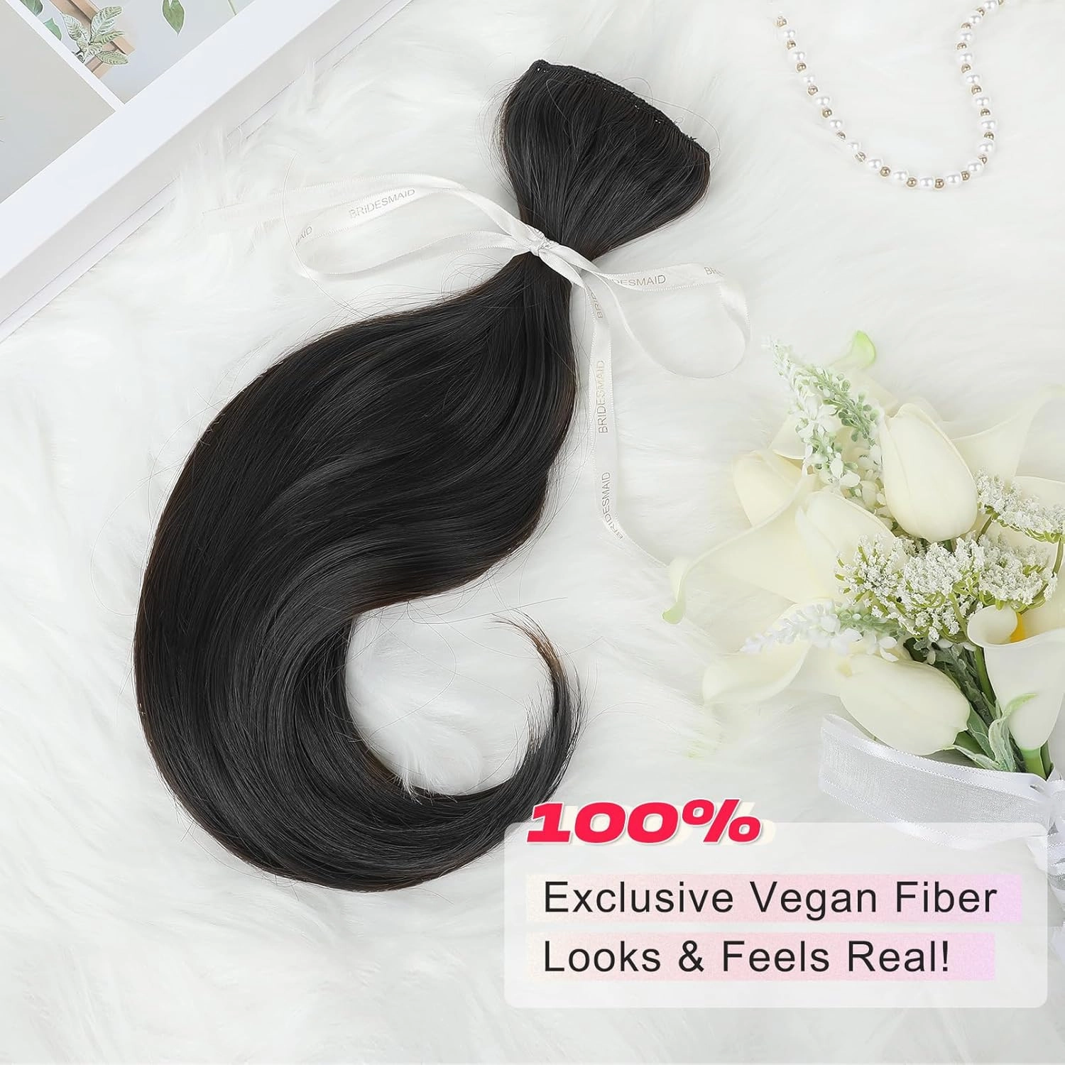 Clip in Hair Extensionss, 4PCS Hair Extensions 14" Short Layered Cut Hair Extensions Invisible Lace Weft Natural Soft Hairpieces for Women (Black)