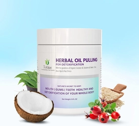 Coconut Oil Pulling Mouthwash, 100% Pure, Non-GMO, Spearmint, Sesame, Neem, Clove, Rose HIPS & PAU D' Arco Oils