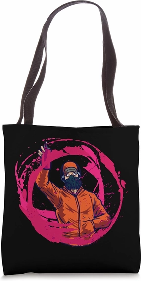 Colorful Street Art Graffiti Vibe Tote Bag