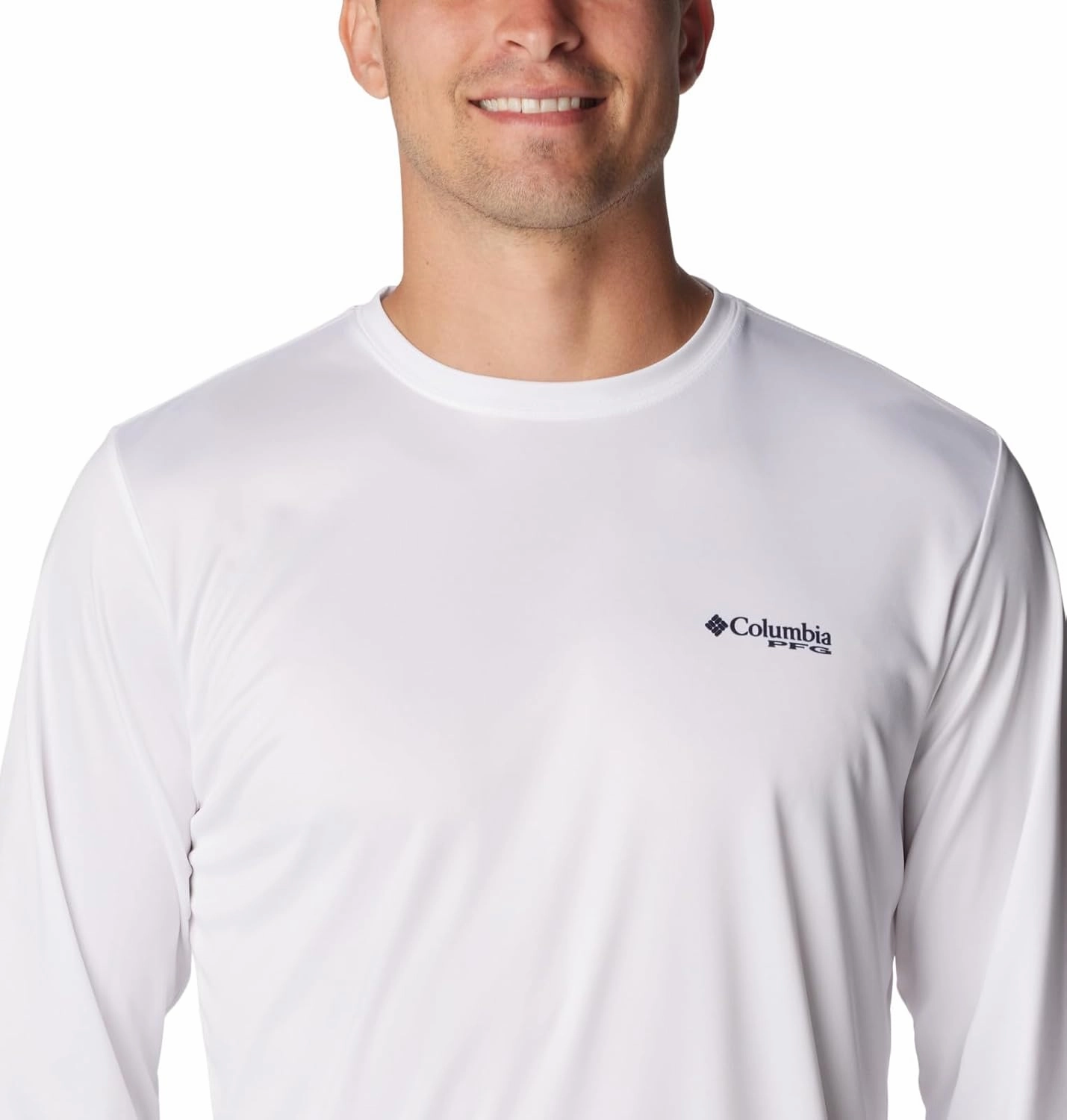 Columbia Men's Terminal Tackle PFG Fins and Stripes Long Sleeve