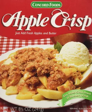Concord Farms Apple Crisp Mix (VALUE PACK of 4 Box's)