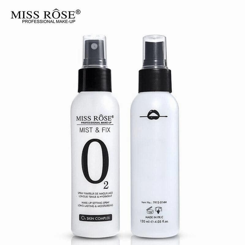 Convenient Weather-resistant MISS ROSE Fix Spray Setting & O2 Mist