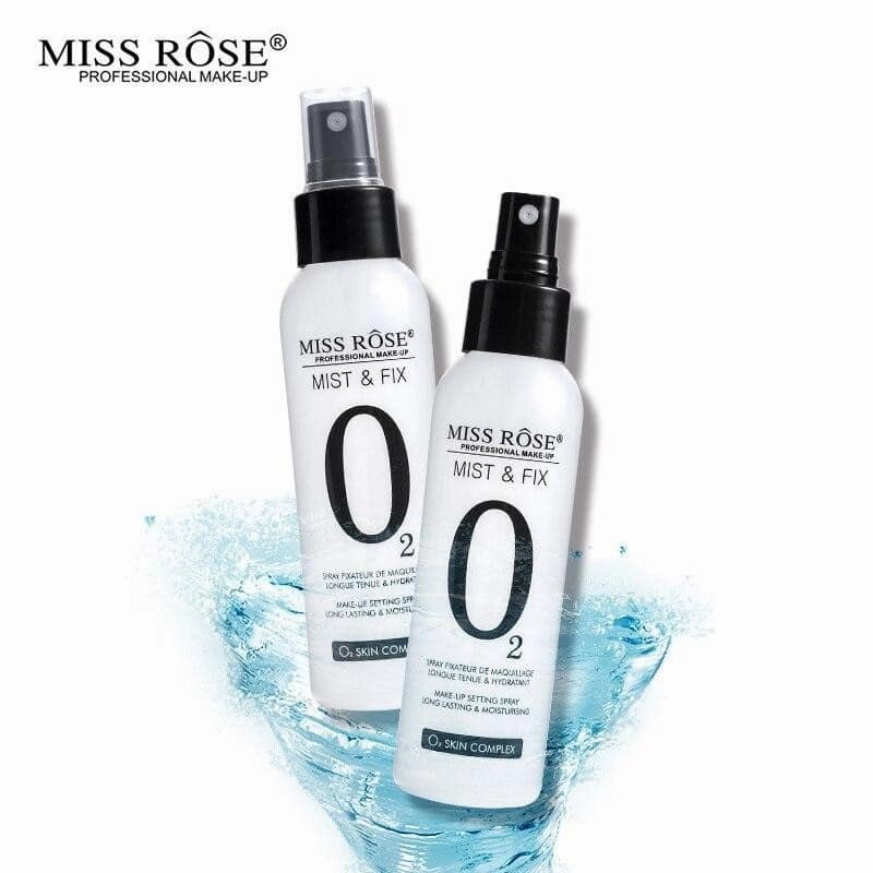 Convenient Weather-resistant MISS ROSE Fix Spray Setting & O2 Mist