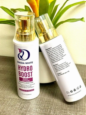 Cosmetics Body Lotion, Moisturizing Hyaluronic Acid Body Lotion with Glycerin, Vitamin C, Vitamin E, and Collagen, Paraben-Free, Sulfate-Free, Cruelty-Free, Vegan Lotion (300ml)