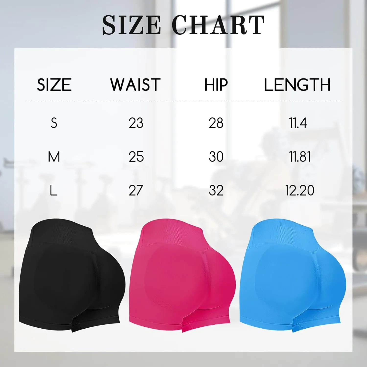 Coume 3 Pack Workout Shorts for Women Waist Seamless High Cross Scrunch Butt Lifting Biker Gym Yoga Athletic Booty Shorts