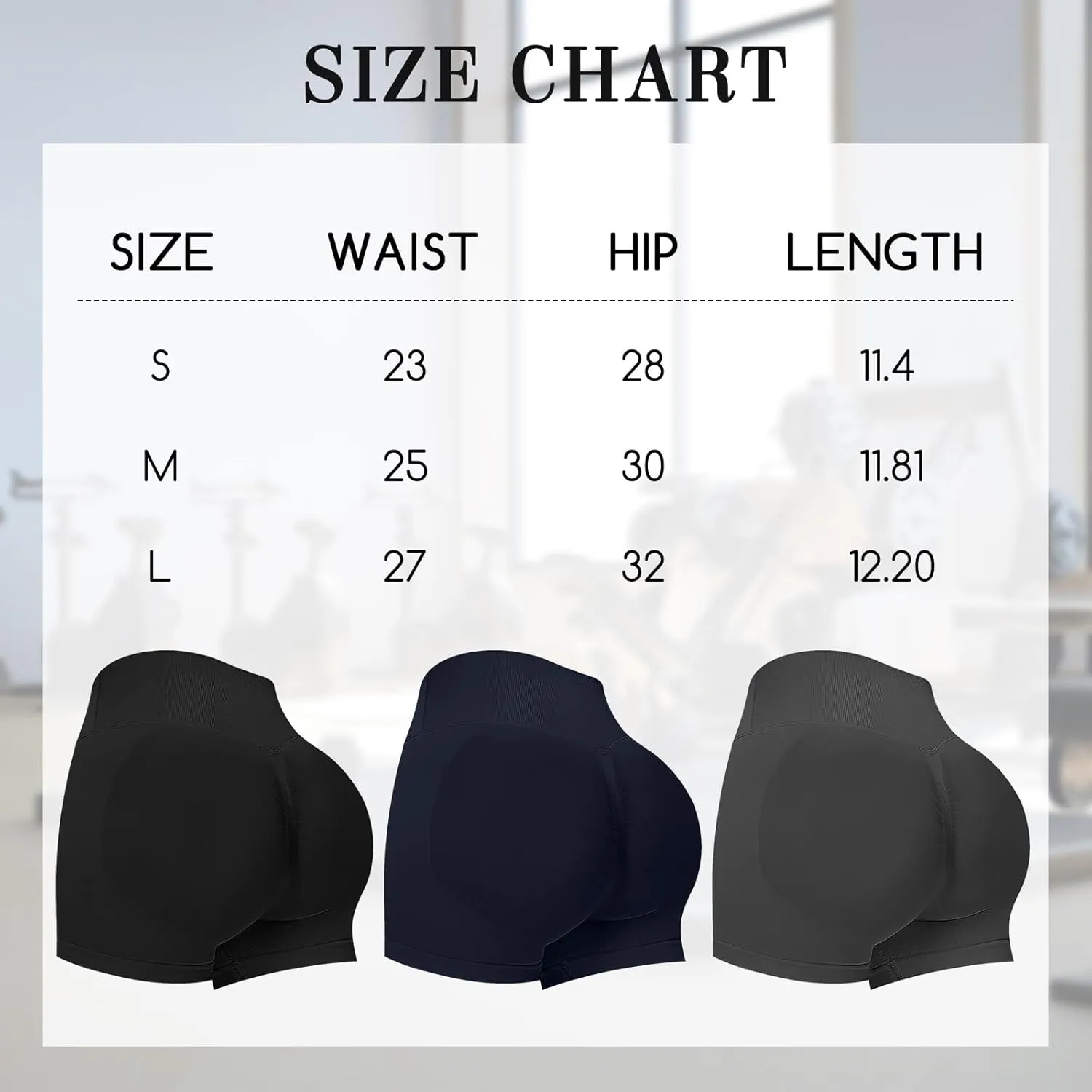 Coume 3 Pack Workout Shorts for Women Waist Seamless High Cross Scrunch Butt Lifting Biker Gym Yoga Athletic Booty Shorts