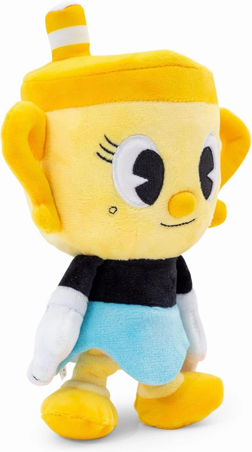 Cuphead Ms. Chalice 8-Inch Collector Plush Toy | Soft Stuffed Animal for Hugging | Officially Licensed Collectible