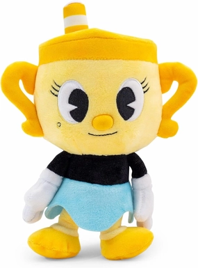 Cuphead Ms. Chalice 8-Inch Collector Plush Toy | Soft Stuffed Animal for Hugging | Officially Licensed Collectible