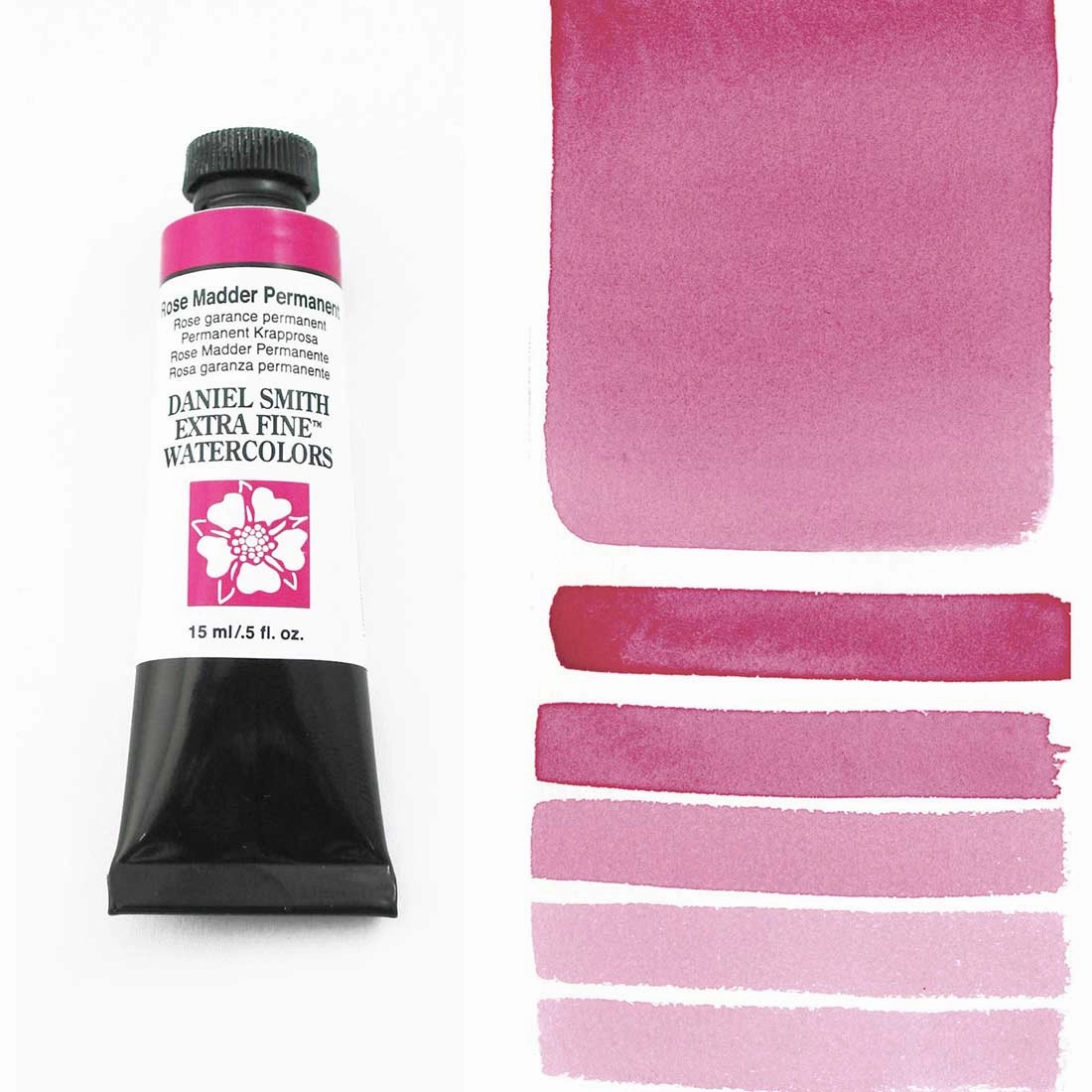 DANIEL SMITH Watercolour Rose Madder Permanent 15ml