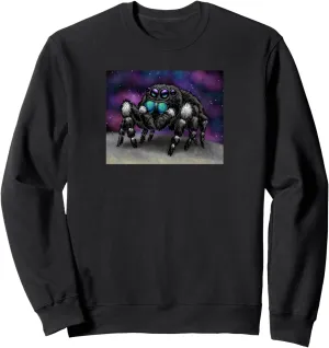 Daring Bold Jumping Spider Phidippus Audax Cute Arachnid Sweatshirt