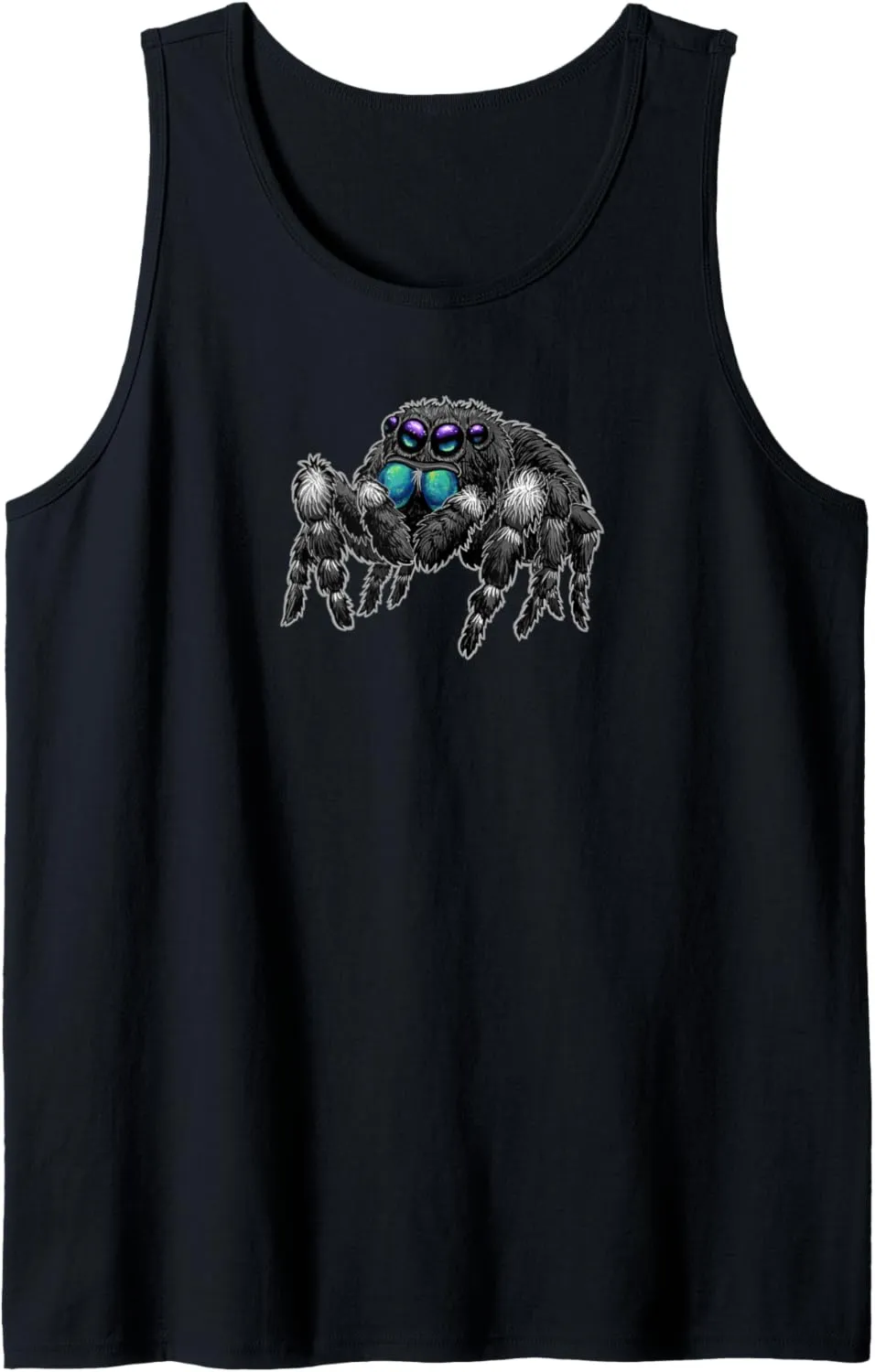 Daring Bold Jumping Spider Phidippus Audax Cute Arachnid Tank Top