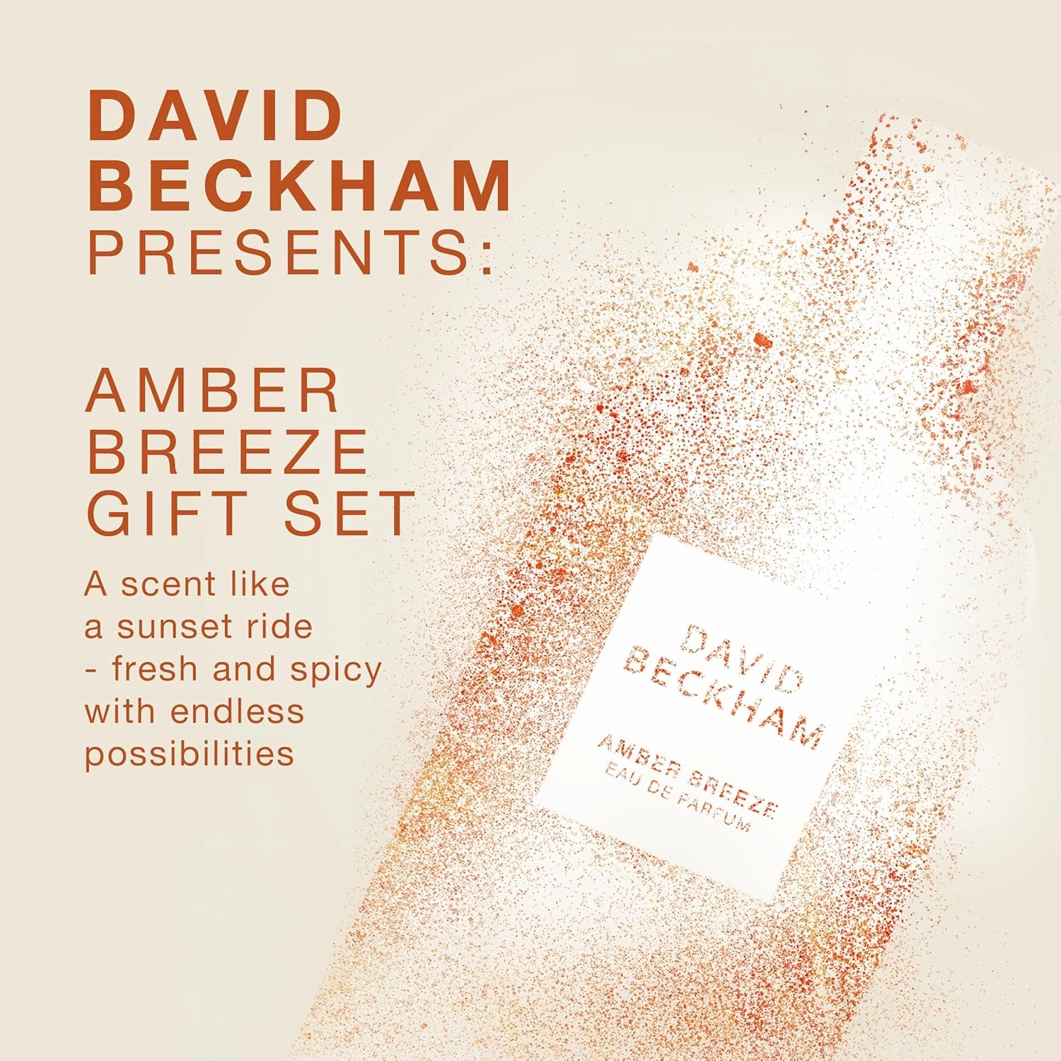 David Beckham Amber Breeze Eau de Parfum   Shower Gel Gift Set, Notes of Bargamot, Lavender, and Wood, Men's Fragrance, Long Lasting, Everyday Fragrance