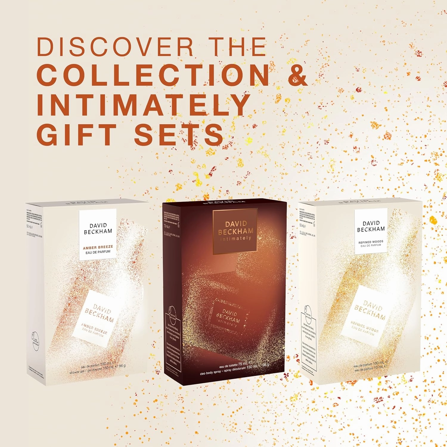 David Beckham Amber Breeze Eau de Parfum   Shower Gel Gift Set, Notes of Bargamot, Lavender, and Wood, Men's Fragrance, Long Lasting, Everyday Fragrance
