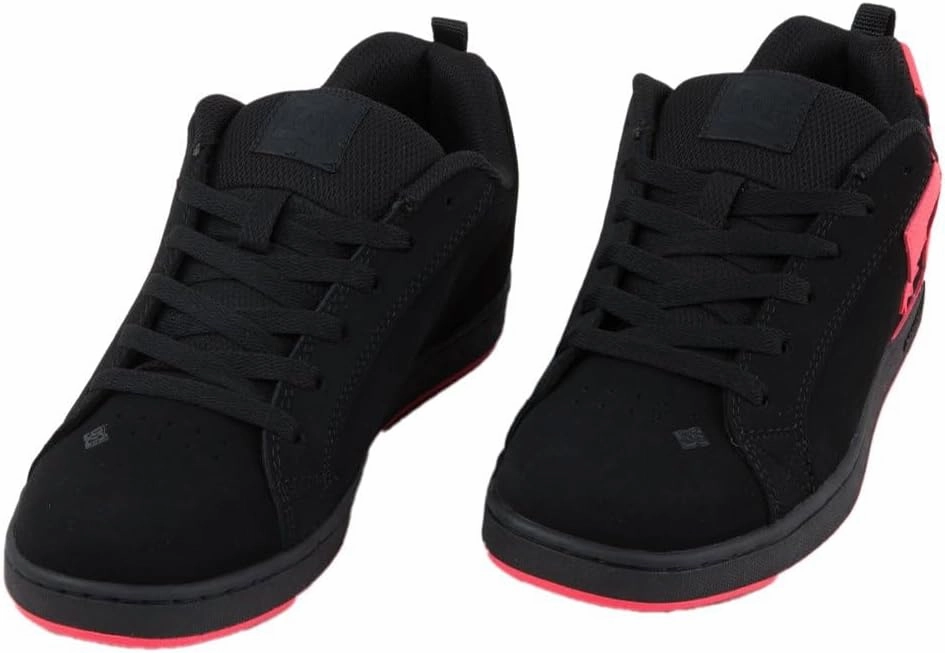 DC SHOES Court Graffik Womens Shoes Black/Hot Pink