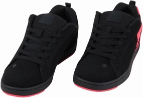 DC SHOES Court Graffik Womens Shoes Black/Hot Pink