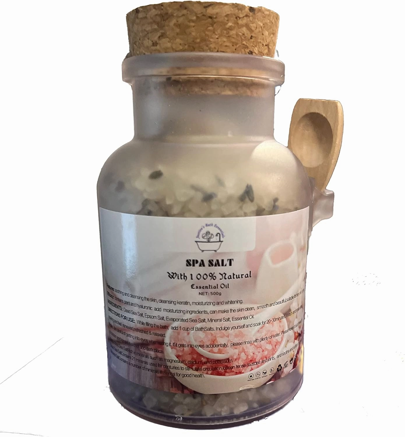 Dead sea Natural Scented Bath Salts (Rose)