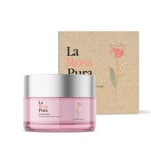 Deep Hydration Face Cream with 100% Pure Rose Oil | Anti-Aging Moisturizer for Dry Skin | Reduces Fine Lines & Wrinkles | Hydrates & Nourishes for Radiant Skin | All Skin Types