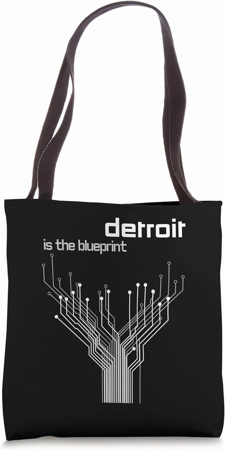 Detroit Is the Model Bold Network Architecture Design Tote Bag