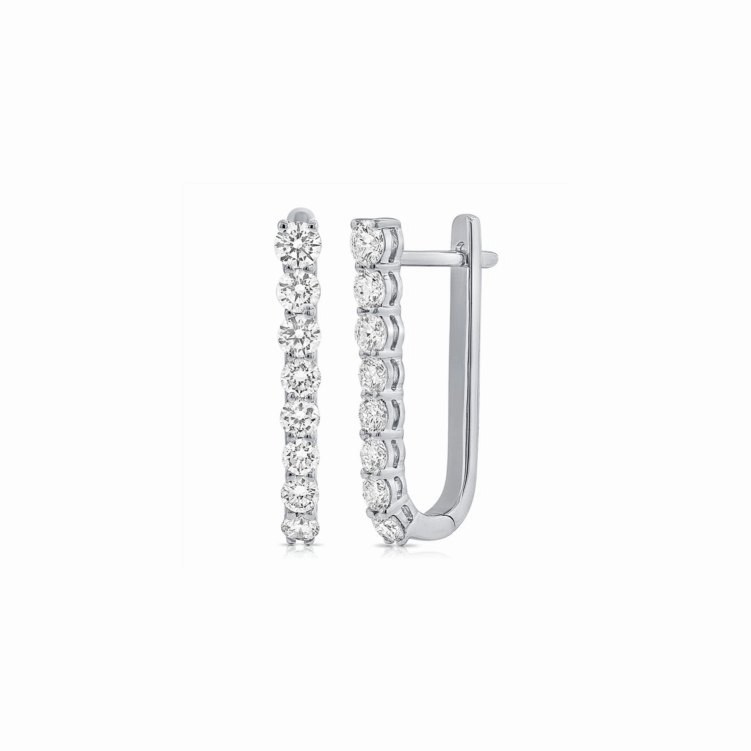 Diamond Luxe U Hoops