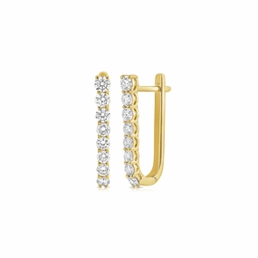 Diamond Luxe U Hoops