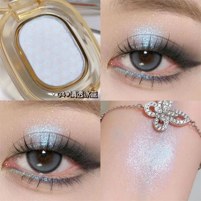 Dikalu Mochi Highlighter Eyeshadow – Soft, Shimmering Pearl Finish