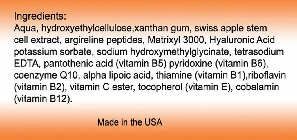 DNA Code®- Swiss Apple Stem Cell moisturizer w/Argireline, Matrixyl 3000, Hyaluronic Acid, CoQ10