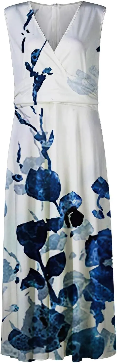 Dresses for Women 2024,Women's Summer Maxi Dress Casual Swing Flowy Floral Fashion Basic Sundresses