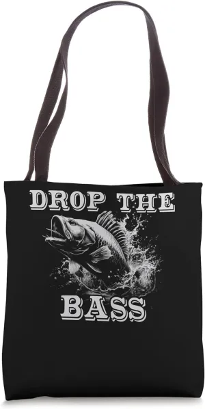 Drop Bass Not Bombs Bold Statement Imagery Tote Bag