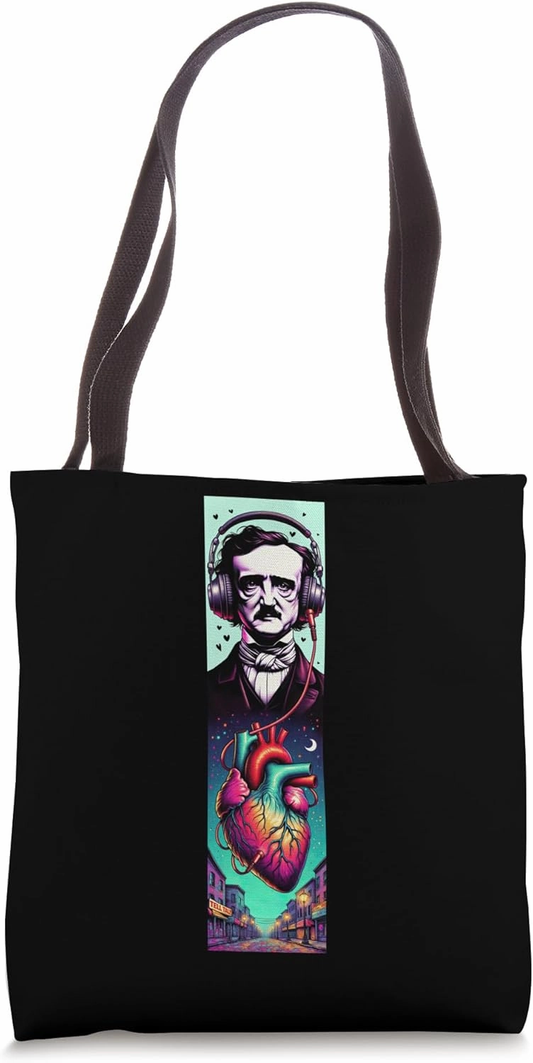 Edgar Allan Poe Tell Tale Heart Tote Bag