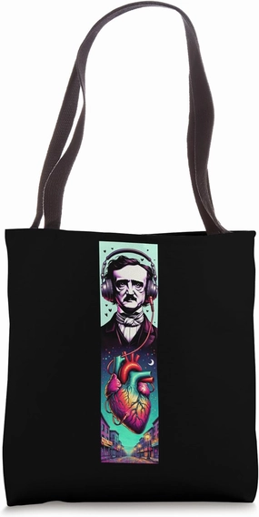 Edgar Allan Poe Tell Tale Heart Tote Bag