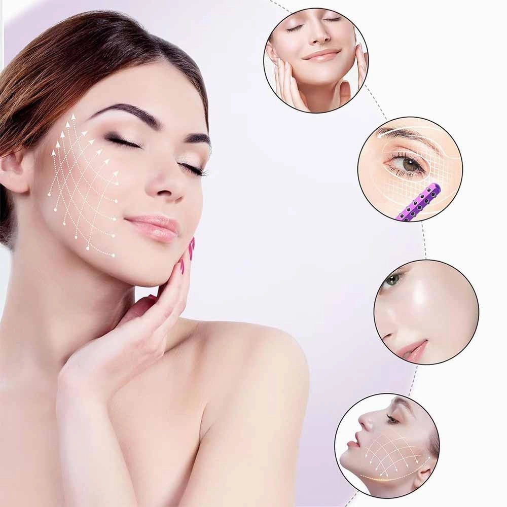 Elarique Glow Sculpting - Beauty Roller,Elarique Beauty Roller,Facelift Pro Beautys Rollers,Germanium Stone Face Rollers for Up Lifting and Skin Care (1PCS,gold)