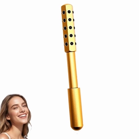 Elarique Glow Sculpting - Beauty Roller,Elarique Beauty Roller,Facelift Pro Beautys Rollers,Germanium Stone Face Rollers for Up Lifting and Skin Care (1PCS,gold)