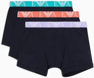Emporio Armani Men's Bold Monogram 3 Pack Boxer Briefs