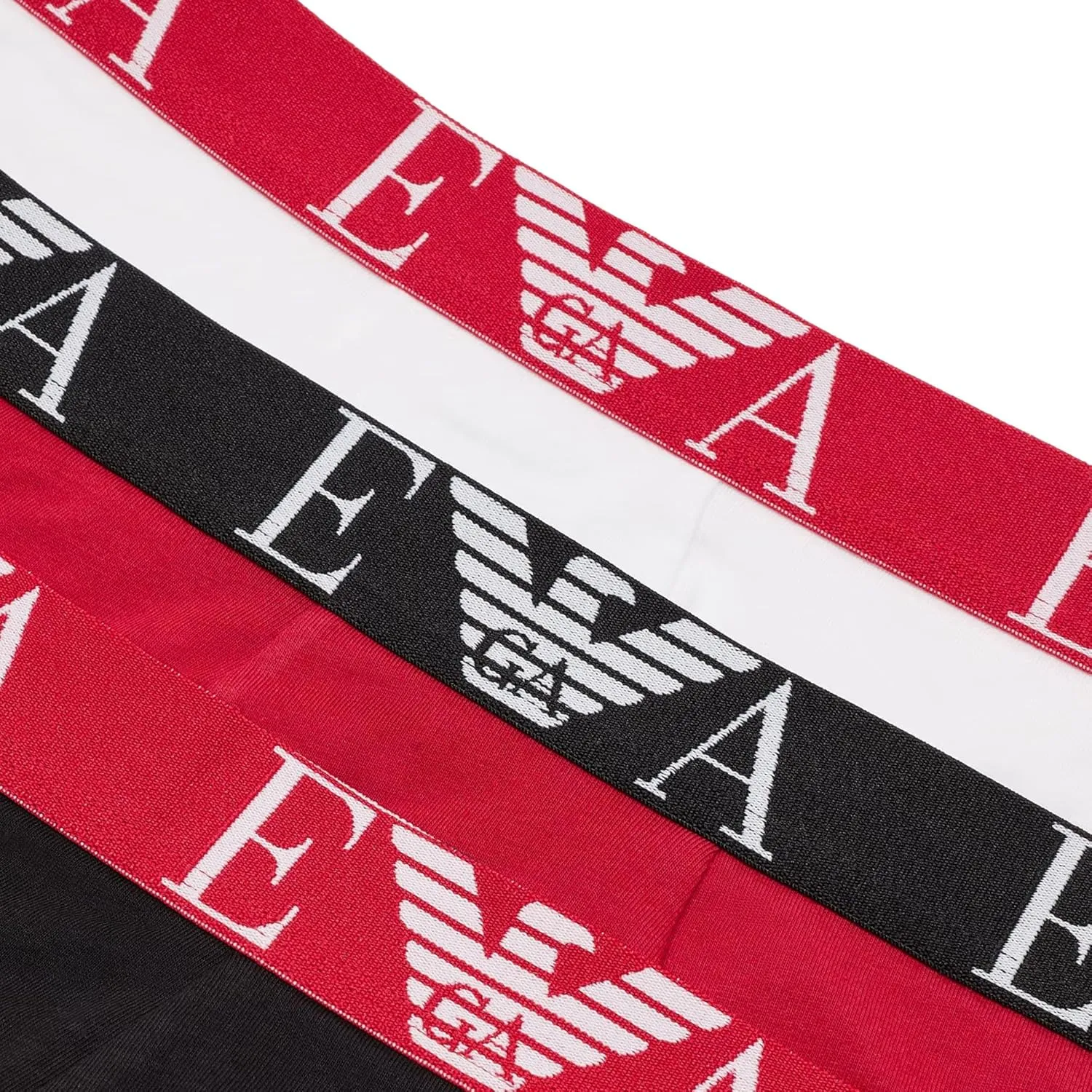 Emporio Armani Men's Bold Monogram 3 Pack Boxer Briefs